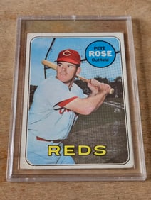1969 Topps Pete Rose Baseball Card