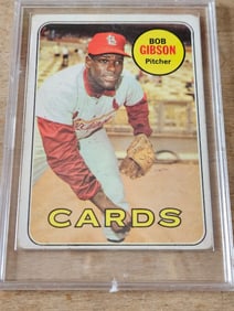 1969 Topps Bob Gibson Baseball Card