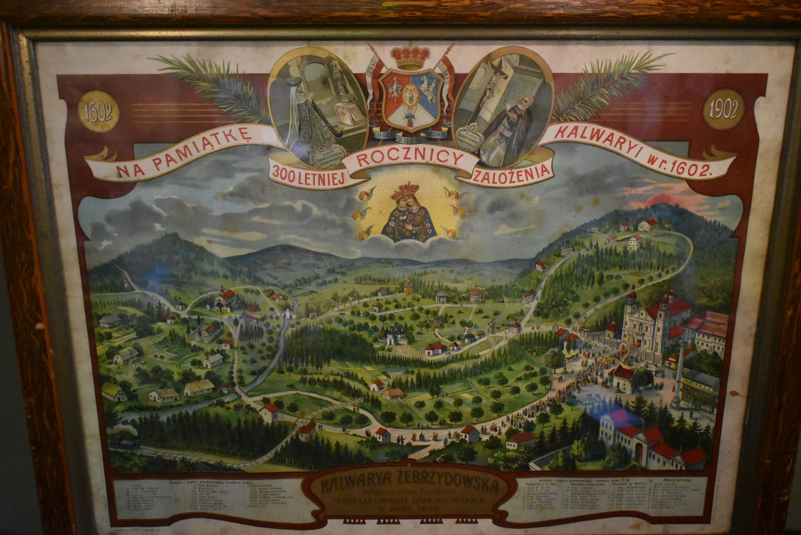 Antique 1902 Framed Print 300th Anniversary of Kalwria Zebrzydowska, Poland (1 of 5)