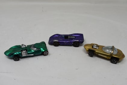 3 Vintage Hot Wheels Red Line Cars Red Lines