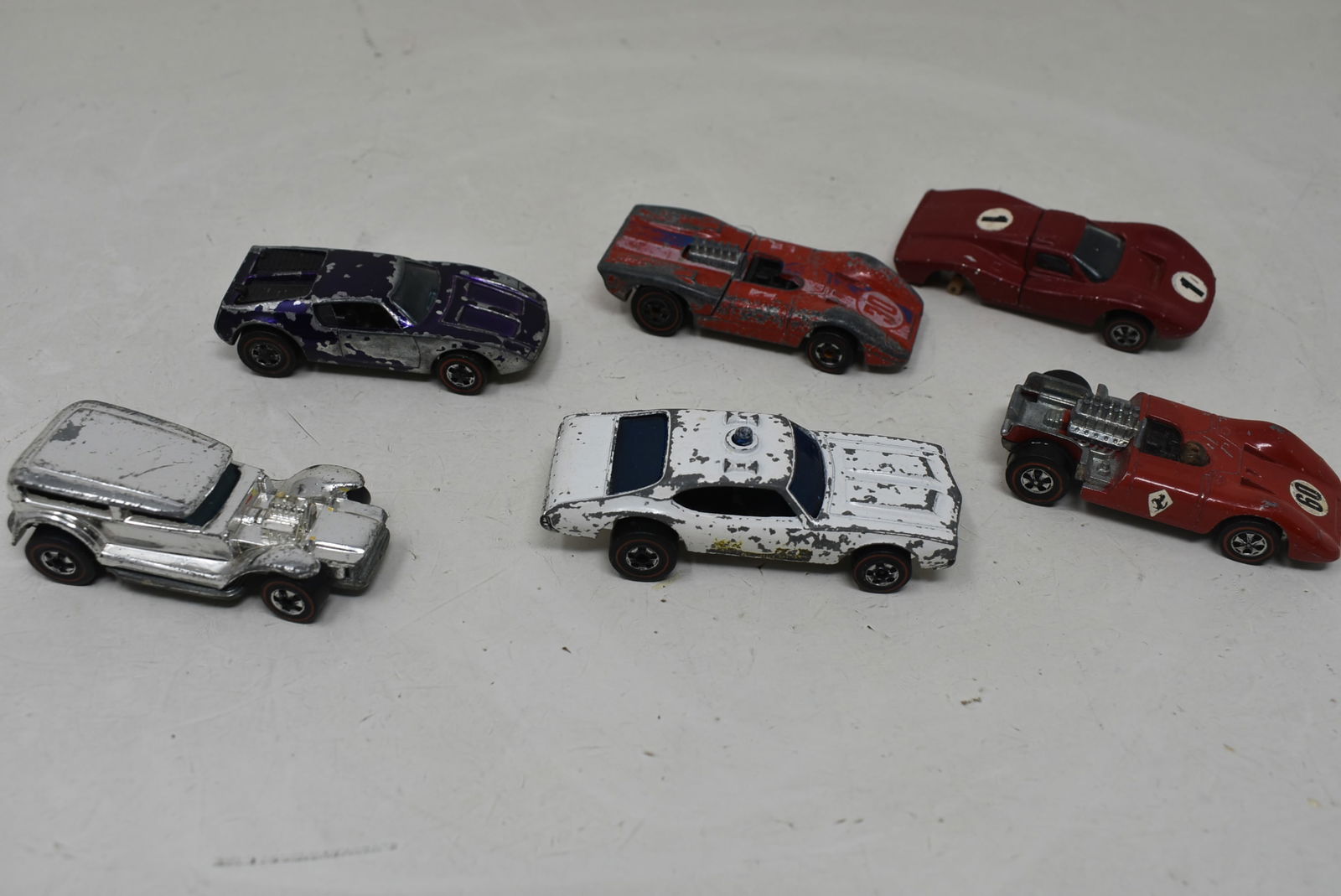 6 Vintage Hot Wheels Red Line Cars Red Lines (1 of 4)