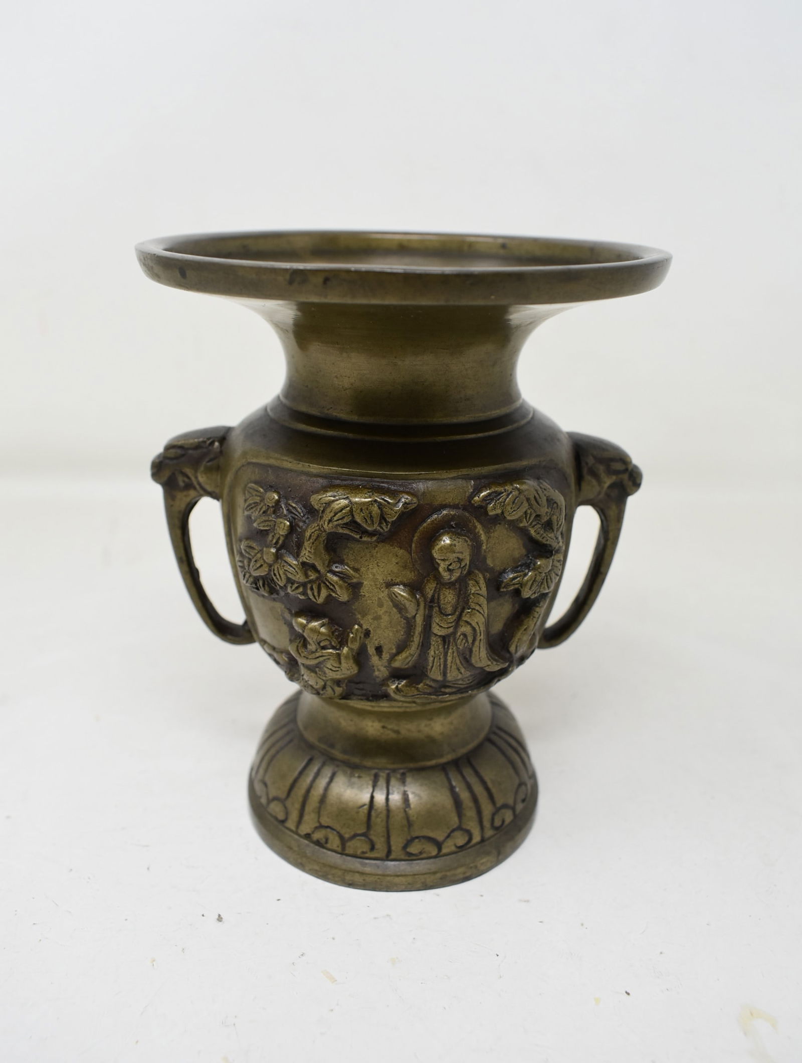 Small Vintage Japanese Bronze Vase (1 of 6)