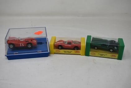 3 Vintage Slot Cars Aurora & AFX