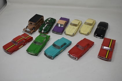 10 Vintage Ideal Slot Car Bodies