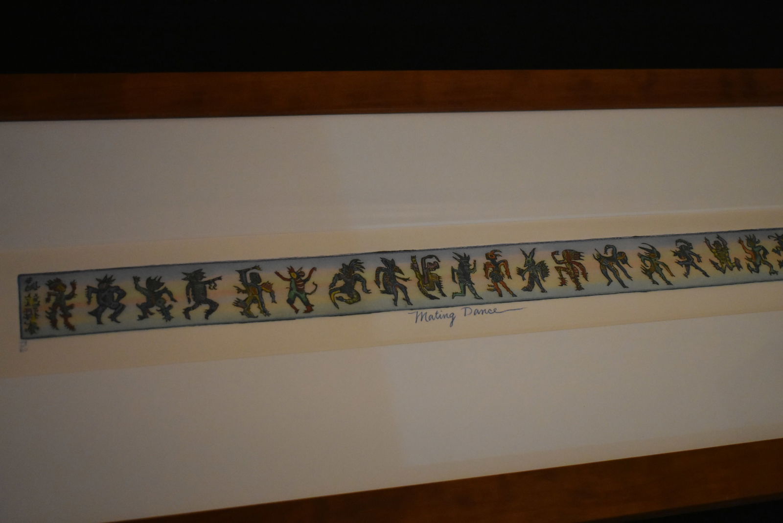 Robert Klunk "Mating Dance" Hand-Colored Etching Signed - 2