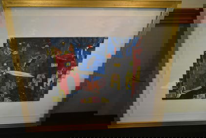 Richard Hull Lithograph "Now" Singned & Numbered Artist Proof