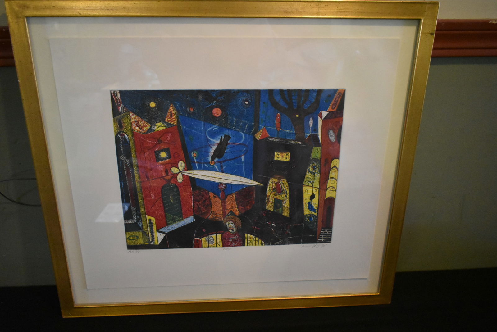 Richard Hull Lithograph "Now" Singned & Numbered Artist Proof (1 of 5)