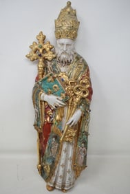 Eugenio Pattarino "Saint Peter the Apostle" Wall Plaque