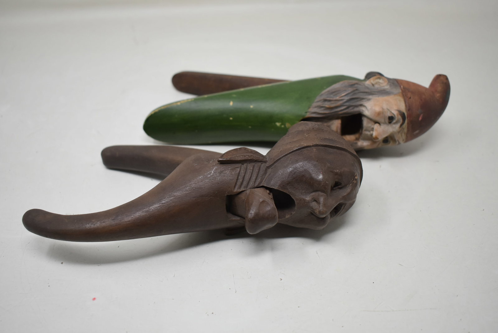 2 Vintage Hand-Carved Wood German Figural Nutcrackers (1 of 4)