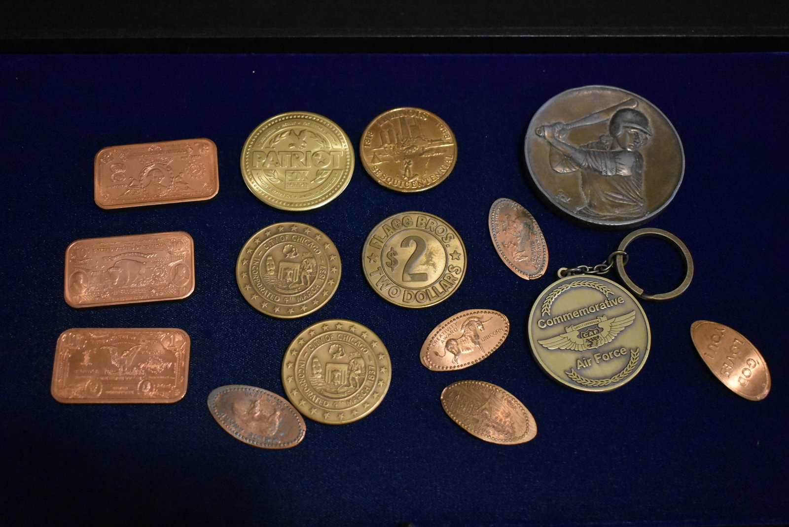 Lot of Vintage Tokens, Copper Bars (1 of 4)