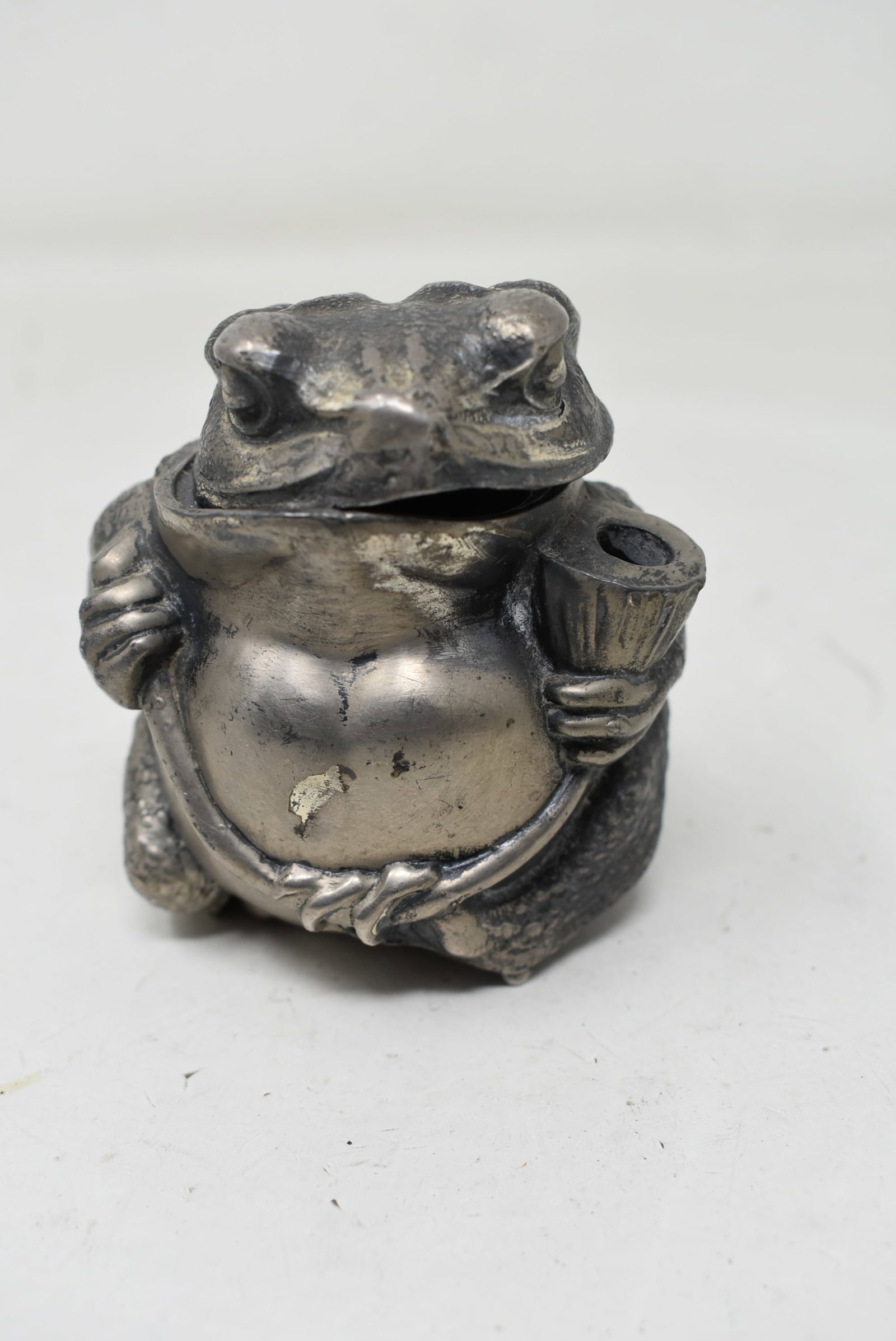 Vintage Toad Metal Match Holder Vesta (1 of 5)