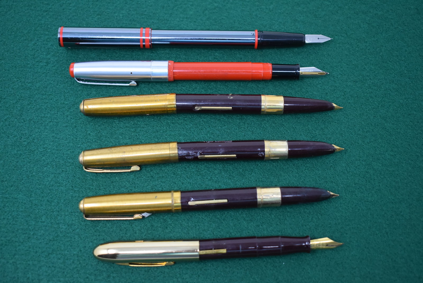 Group of 6 Fountain Pens (1 of 3)