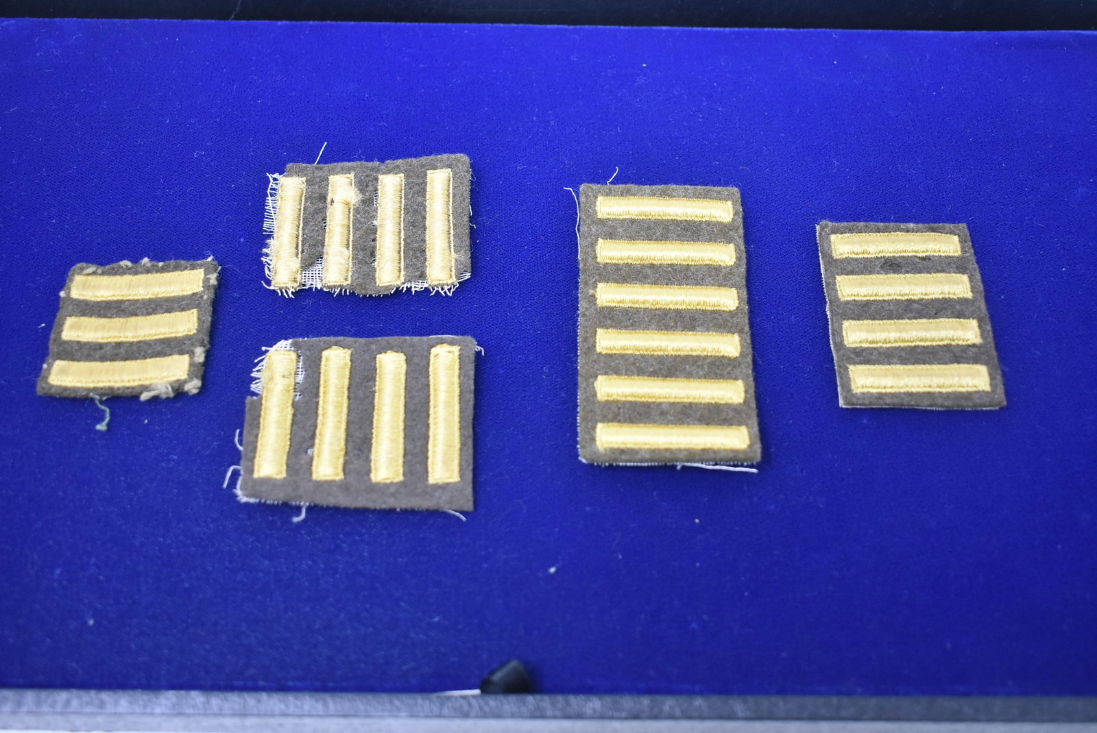 5 WWII U.S. Military Bar Patches (1 of 2)