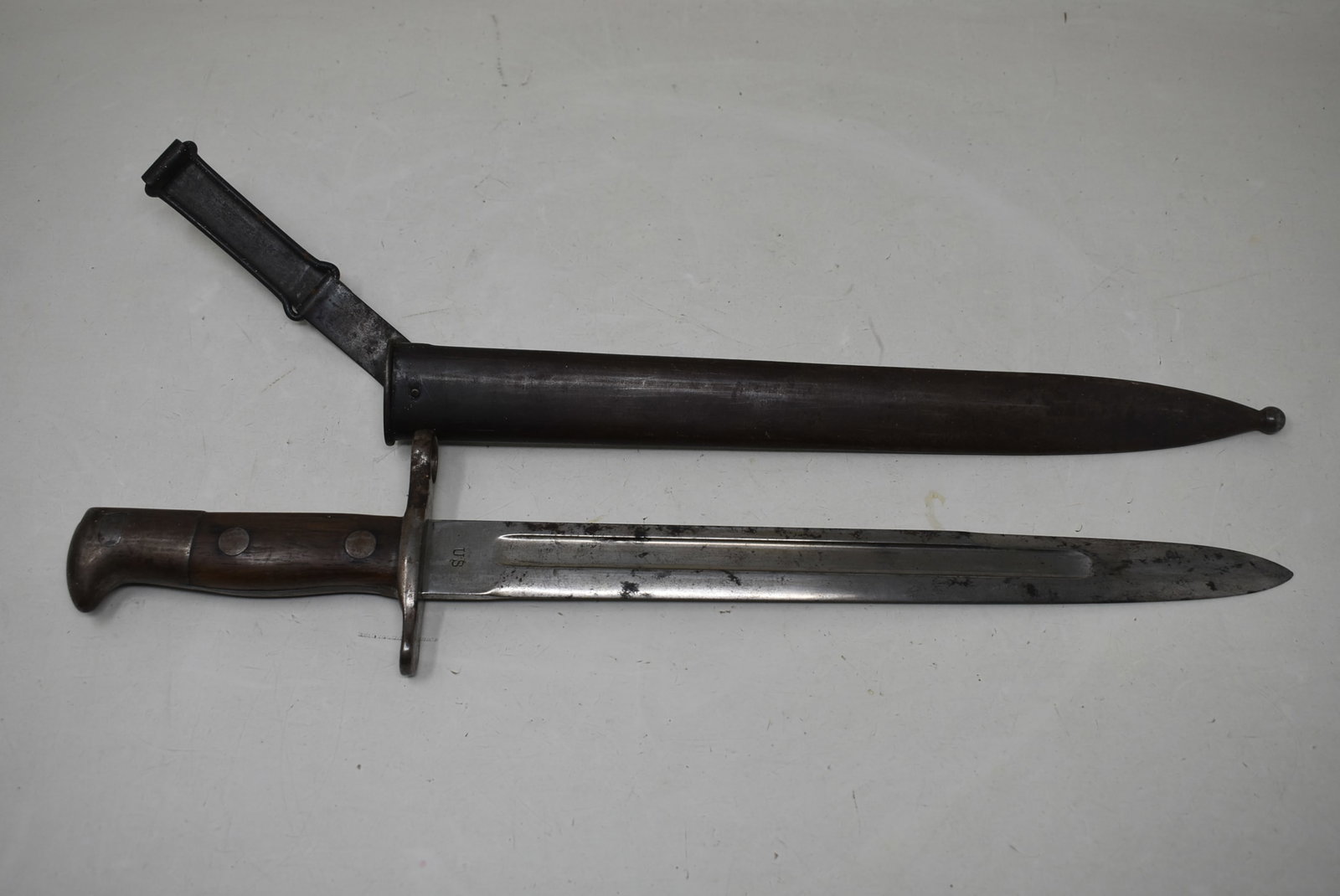 U.S. M1892 Krag Bayonet 1895 with Original Scabbard (1 of 5)