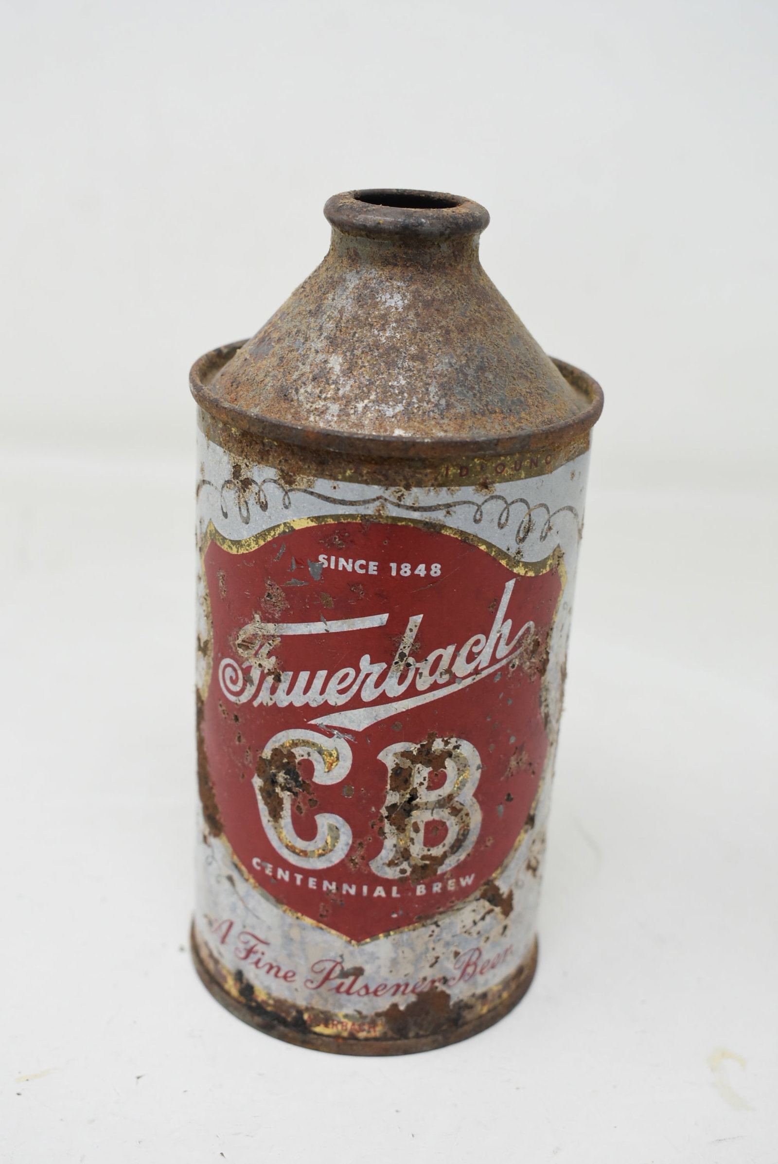 Fauerbach Centennial Brew Cone Top Beer Can (1 of 6)