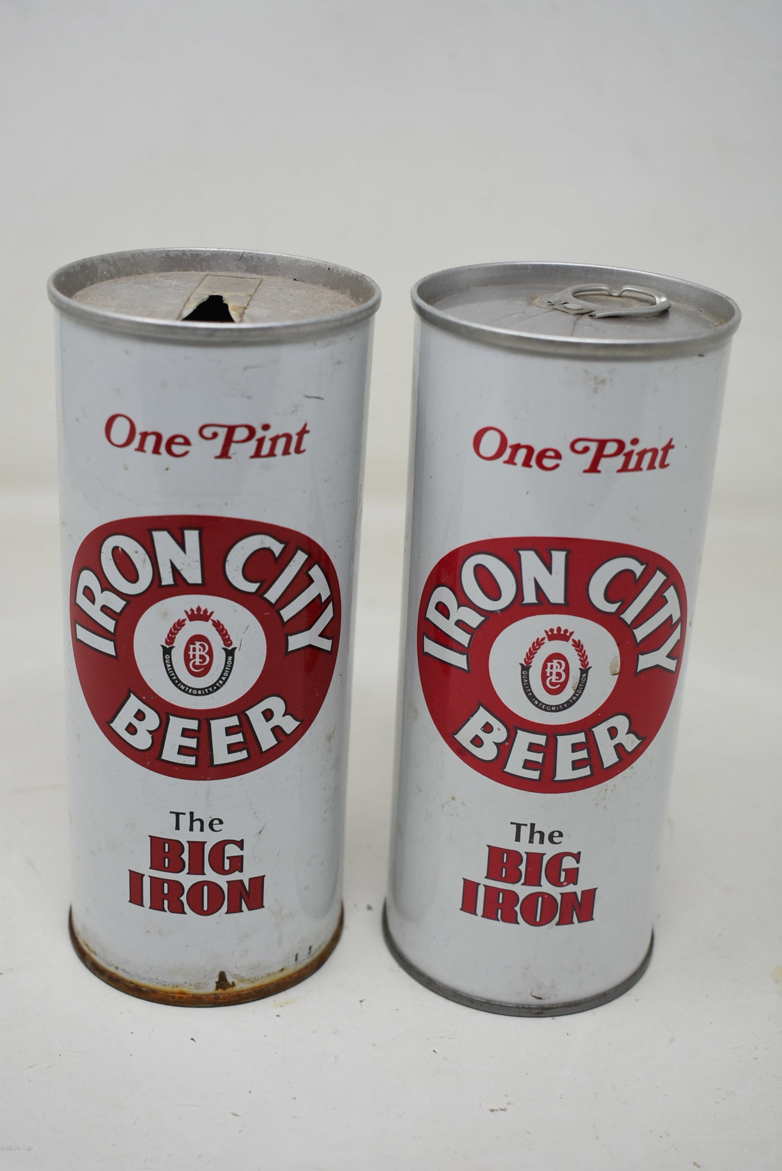 2 Iron City 16oz Straight Seam Pull Tab Beer Cans (1 of 5)