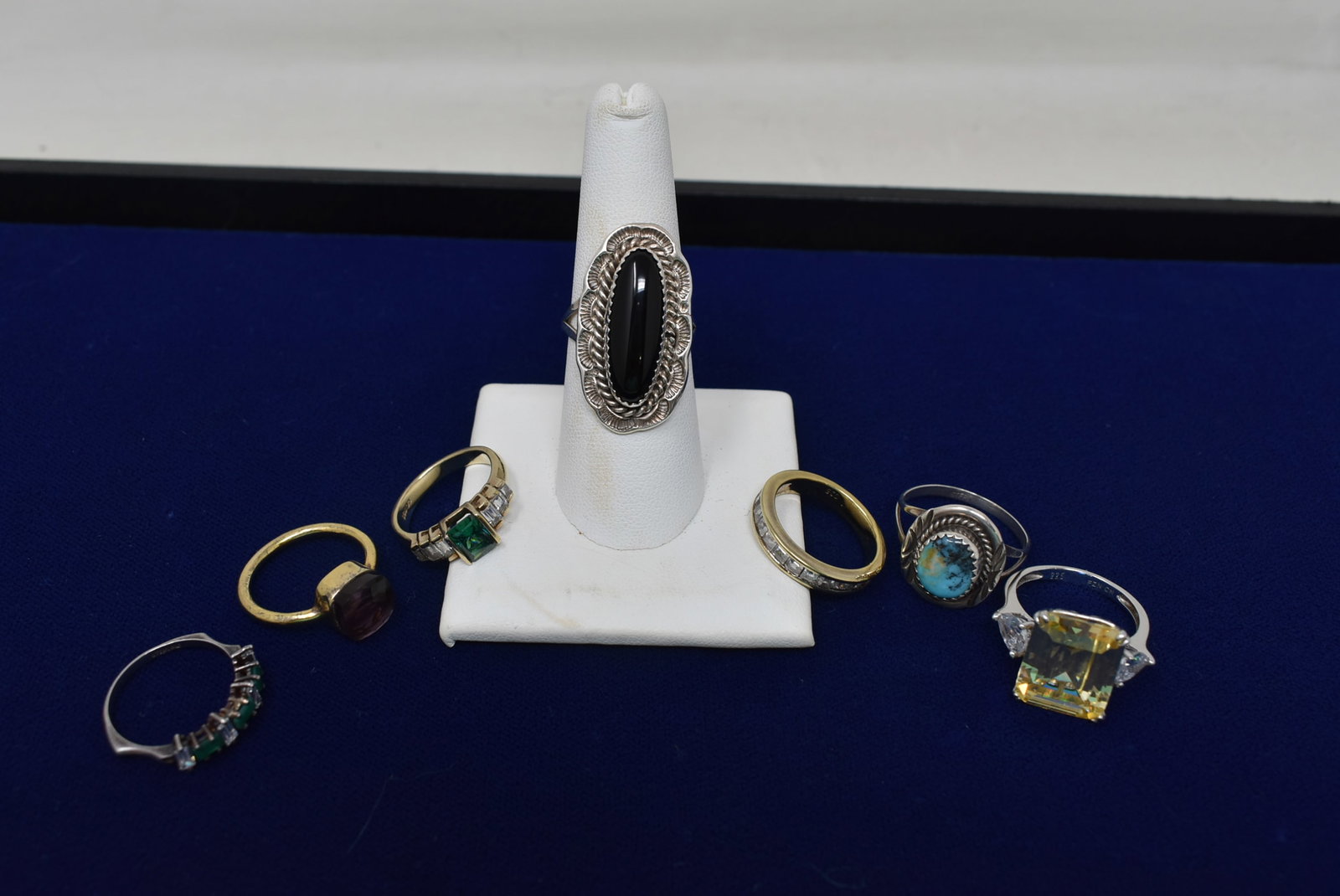 Lot of 7 Sterling Silver Rings (1 of 8)
