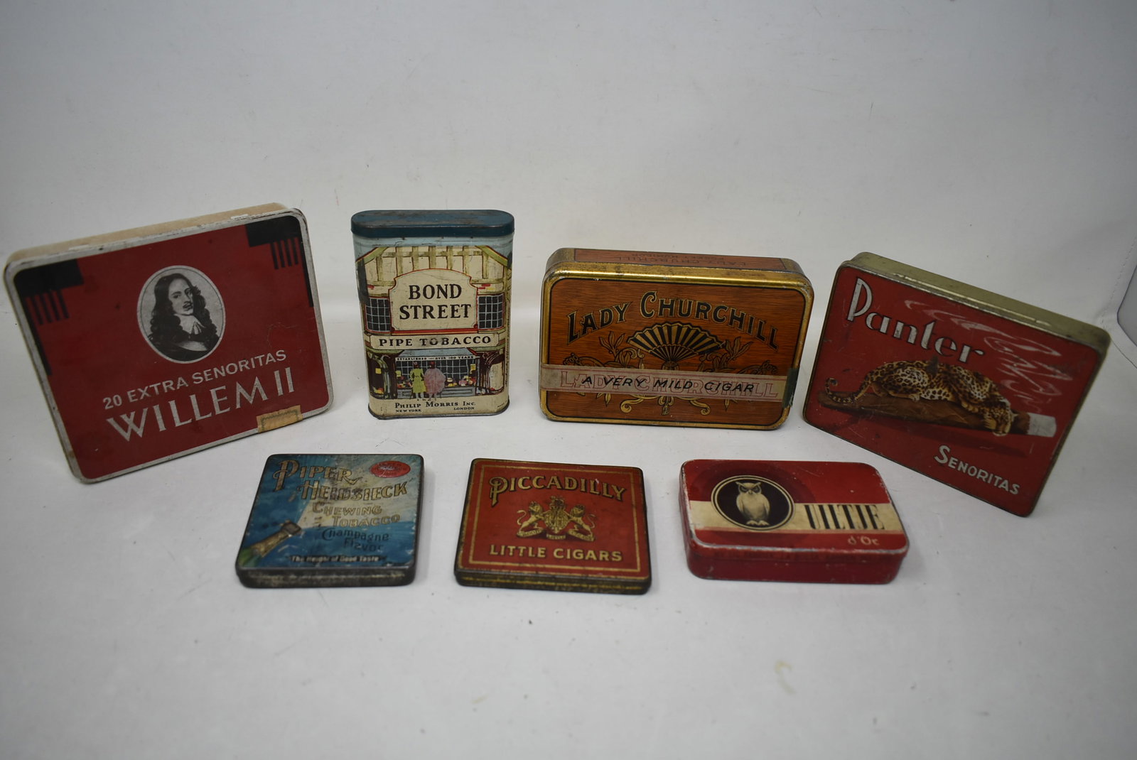 7 Vintage Tobacco Tins (1 of 5)