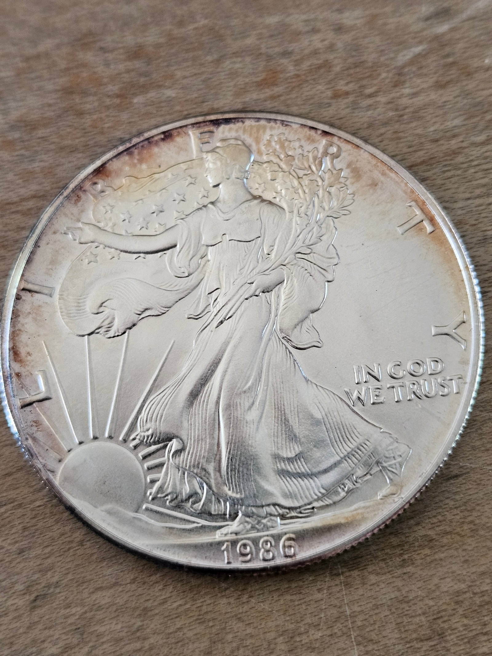 1986 1oz American Silver Eagle: 1986 1oz American Silver Eagle