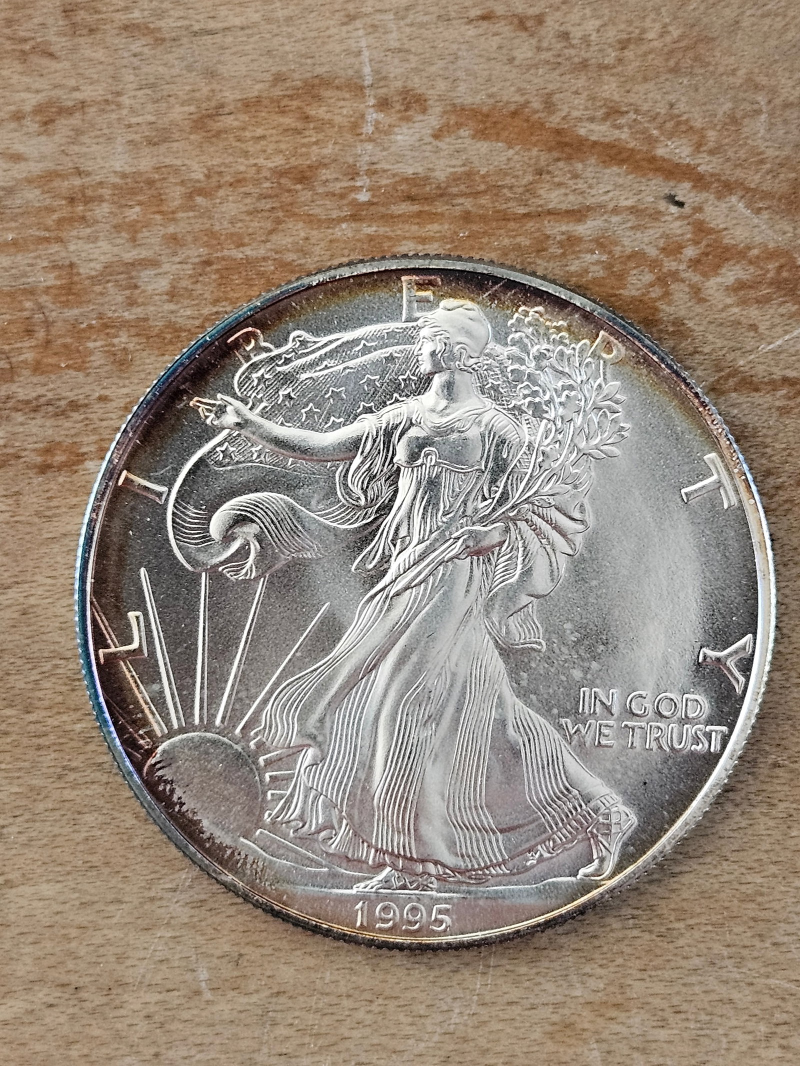 1995 1oz American Silver Eagle (1 of 3)