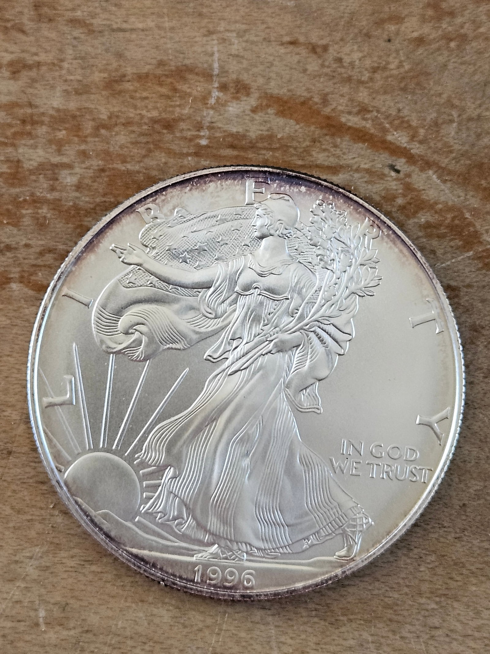 1996 1oz American Silver Eagle (1 of 3)