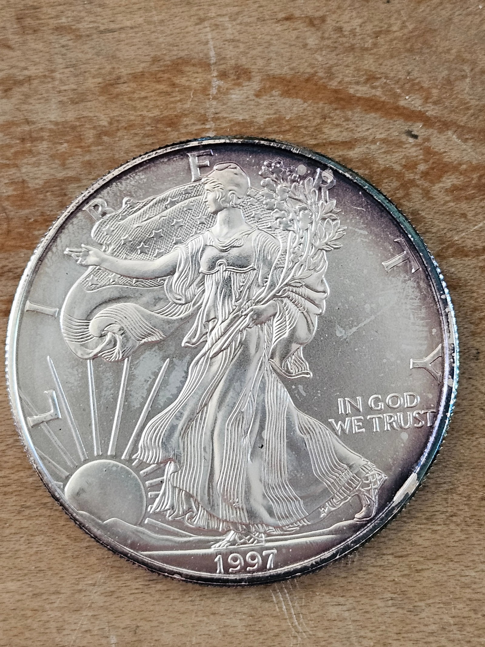 1997 1oz American Silver Eagle (1 of 3)