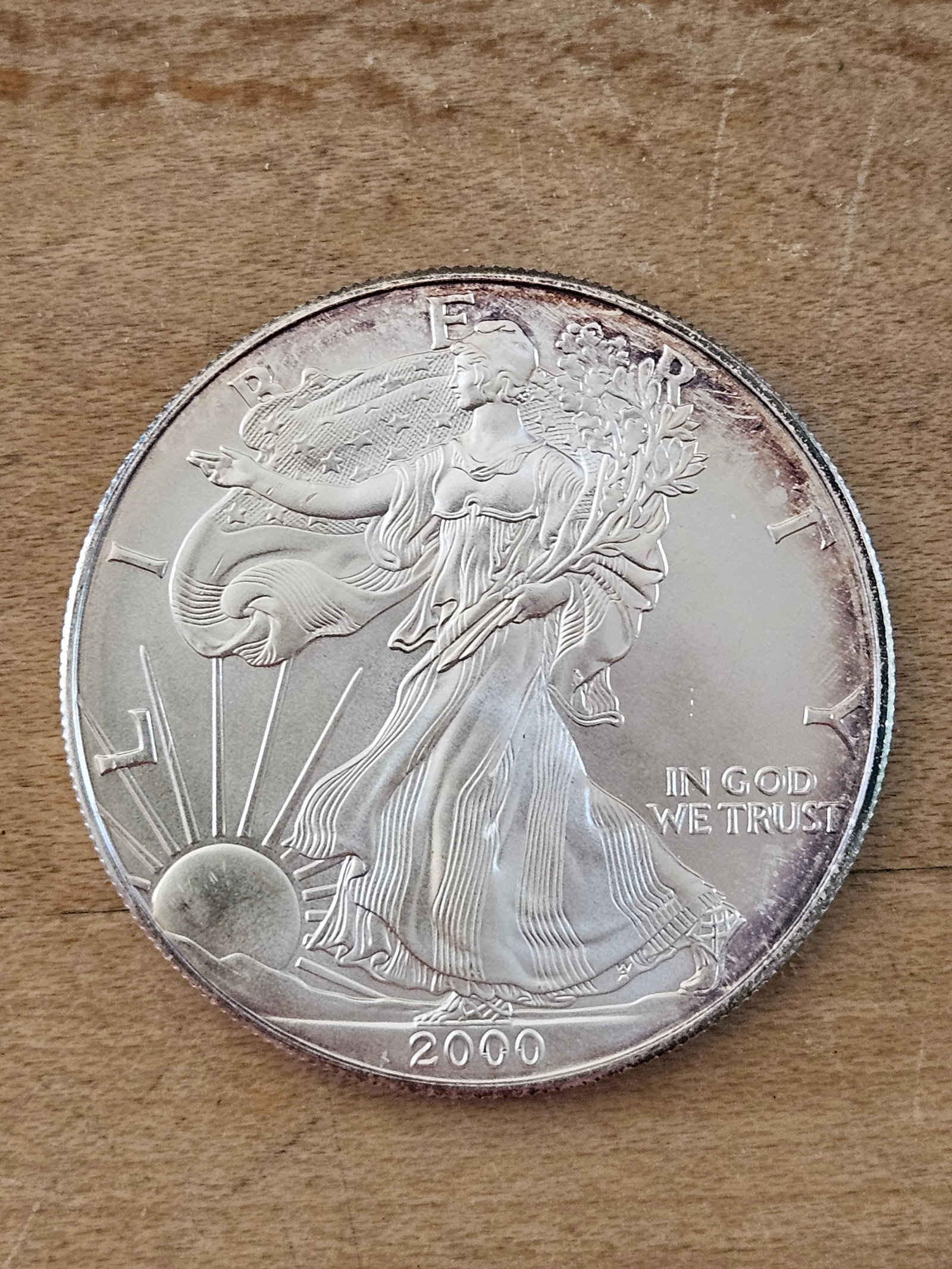 2000 1oz American Silver Eagle (1 of 3)