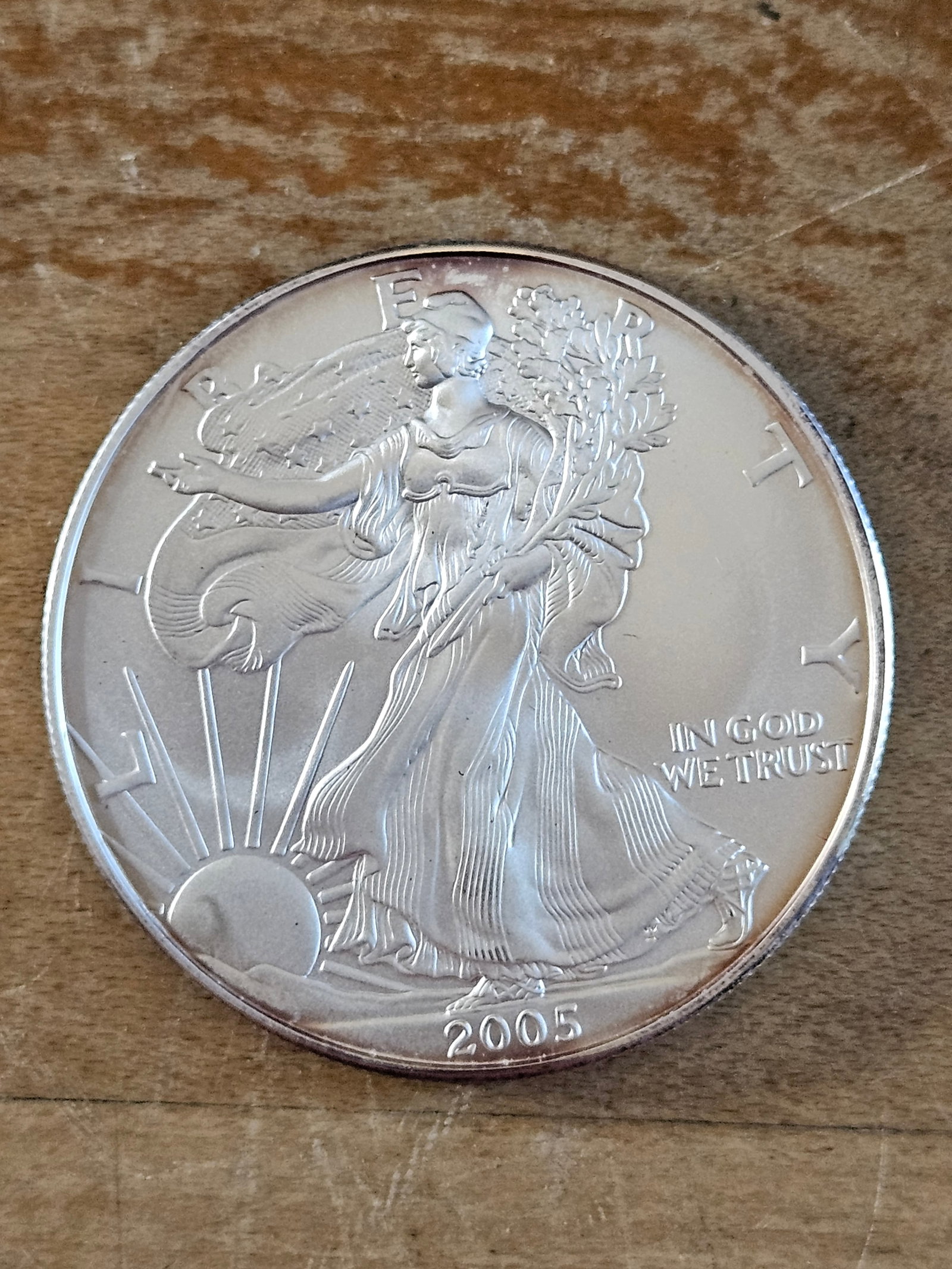 2005 1oz American Silver Eagle (1 of 3)