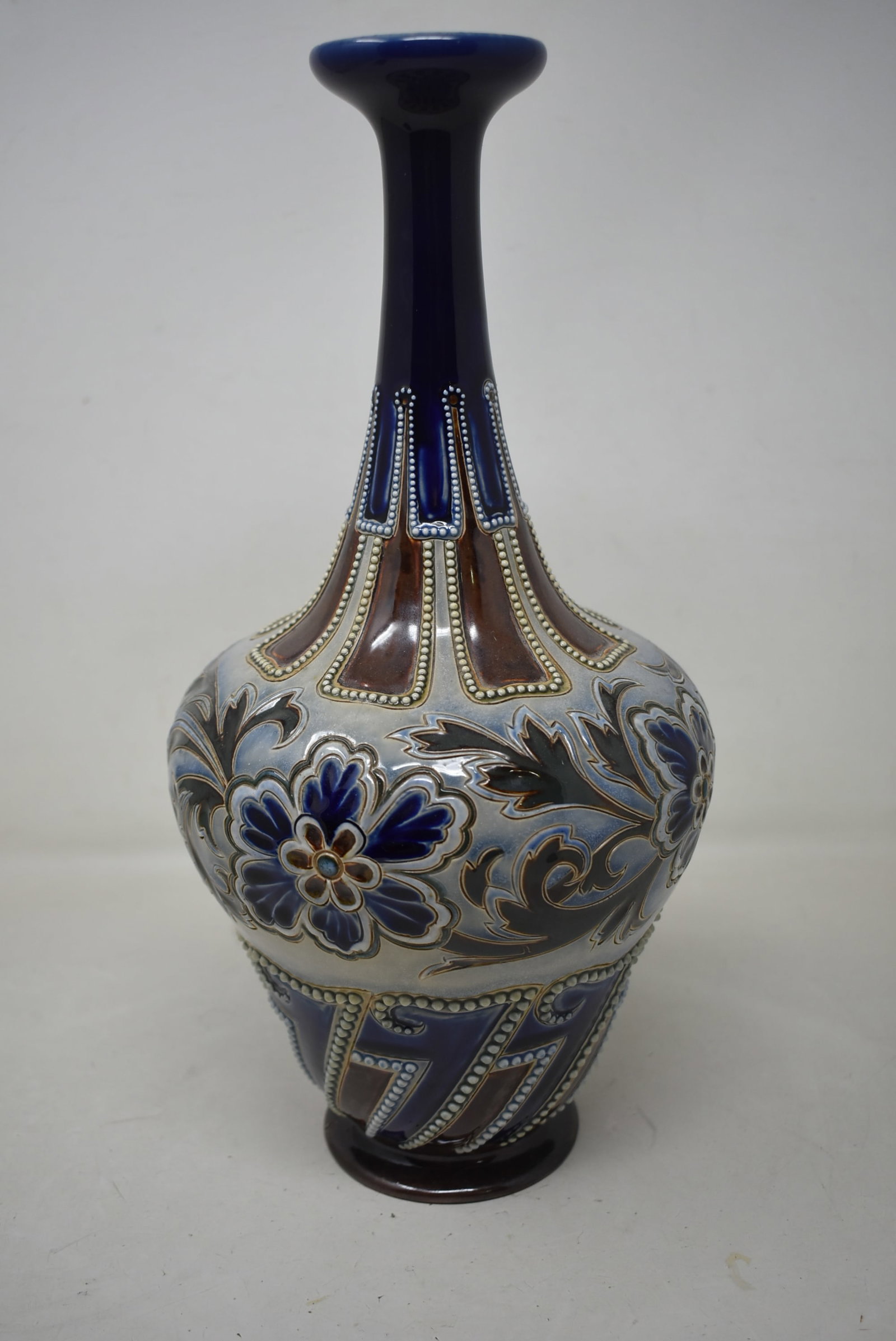 Antique Doulton Lambeth 14" Vase Artist Signed (1 of 7)