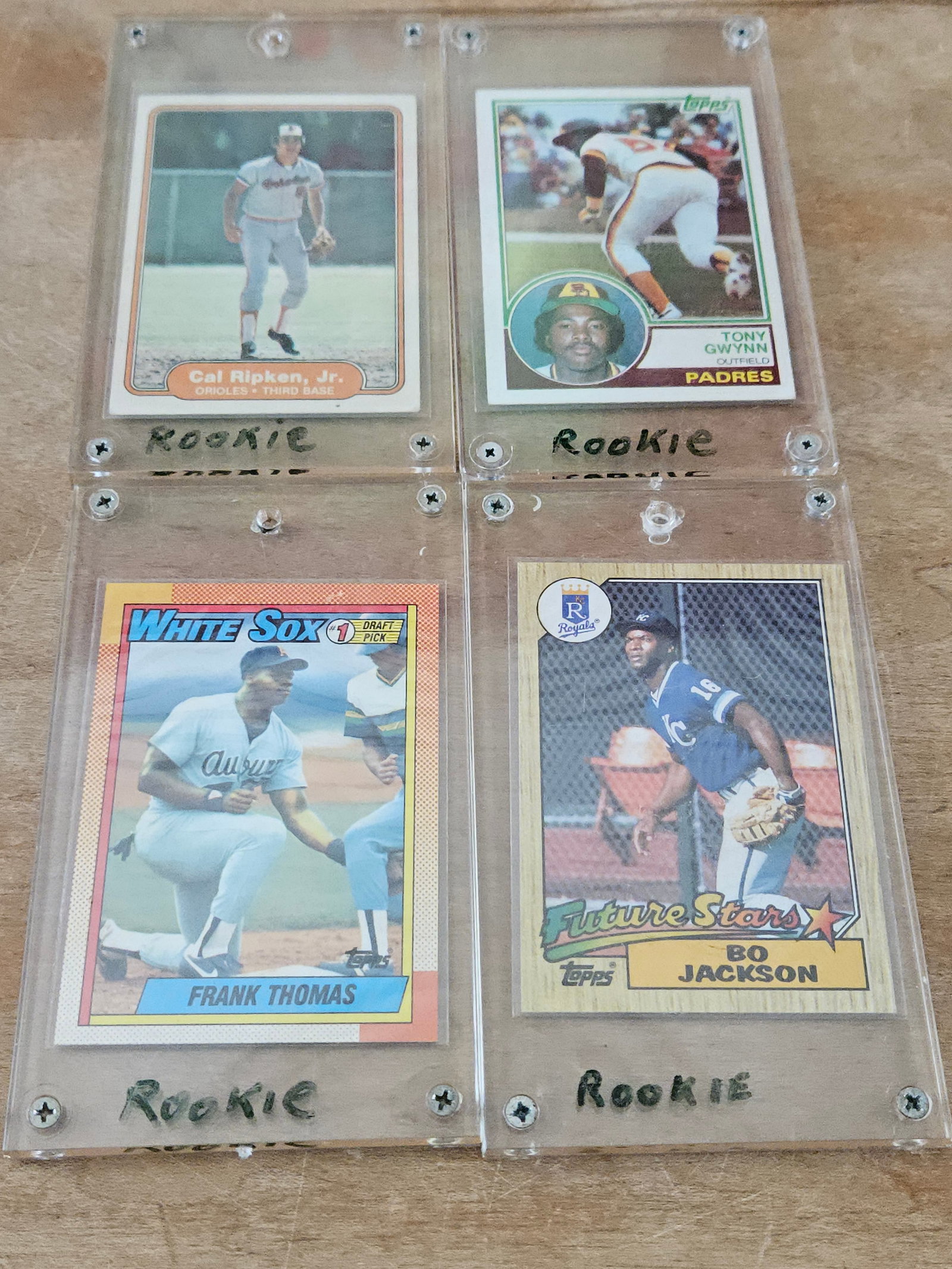 Group Of 4 Vintage Rookie Baseball Cards (1 of 5)
