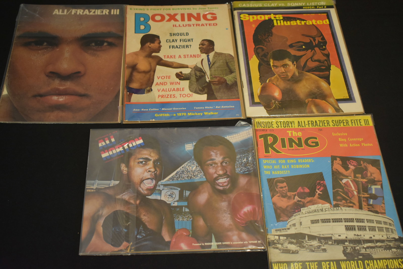 Group of Vintage Muhammad Ali Boxing Publications (1 of 4)