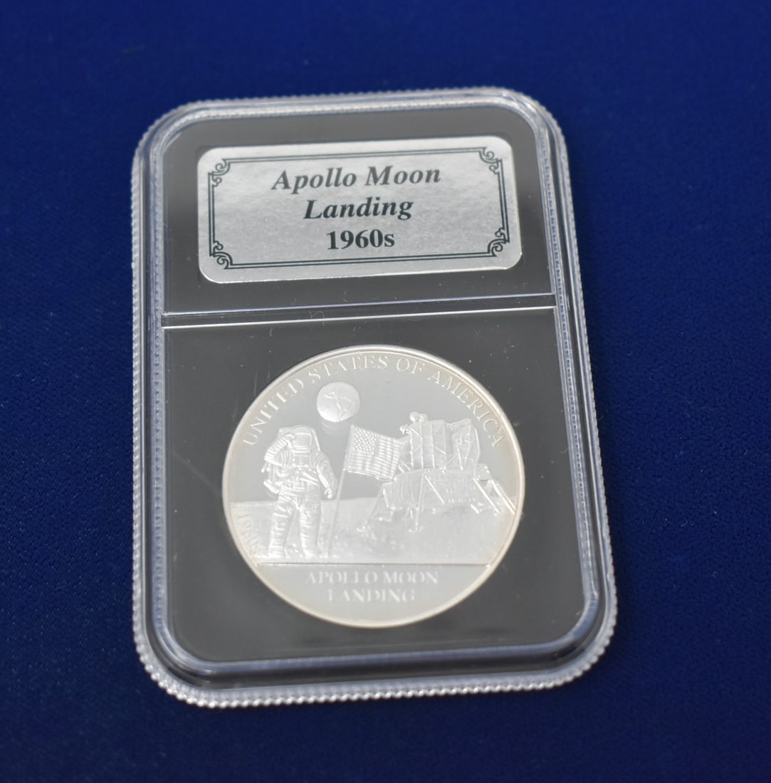 1 oz .999 Silver Round "Apollo Moon Landing" (1 of 4)