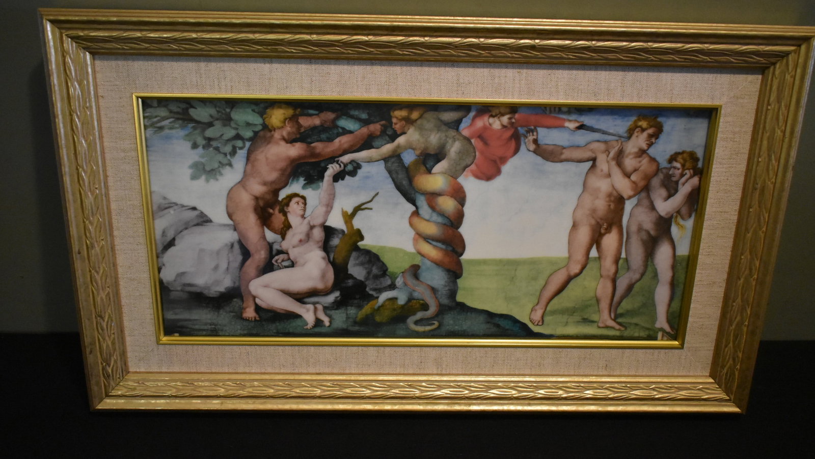 RARE Boehm Porcelain Vatican Collection Sistine Chapel "Original Sin & Expulsion" (1 of 7)