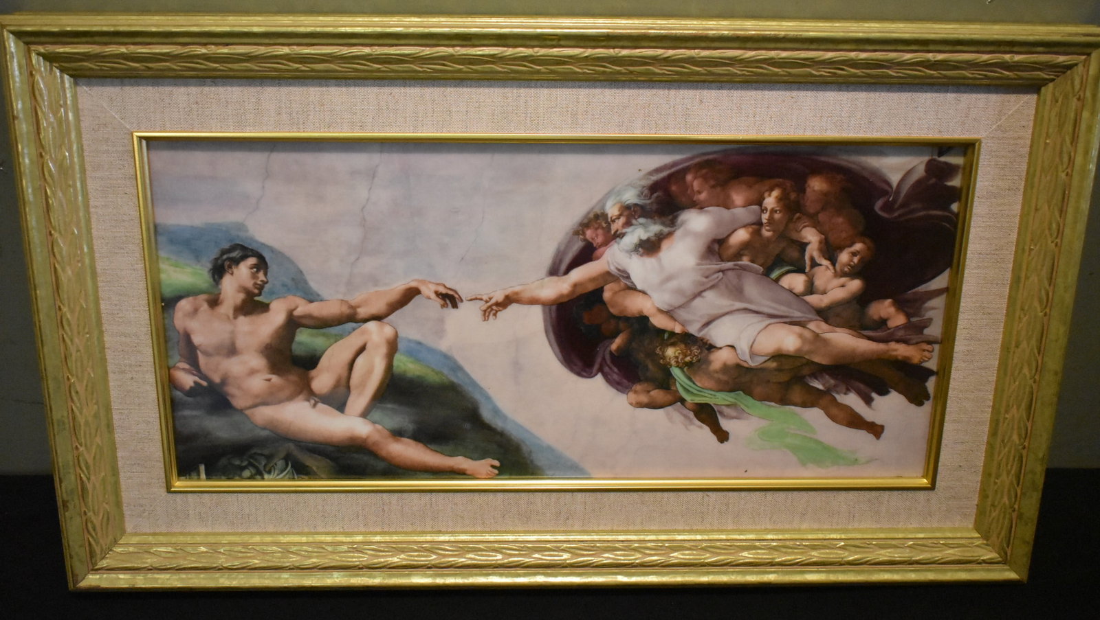 RARE Boehm Porcelain Vatican Collection Sistine Chapel "Creation of Man" (1 of 7)