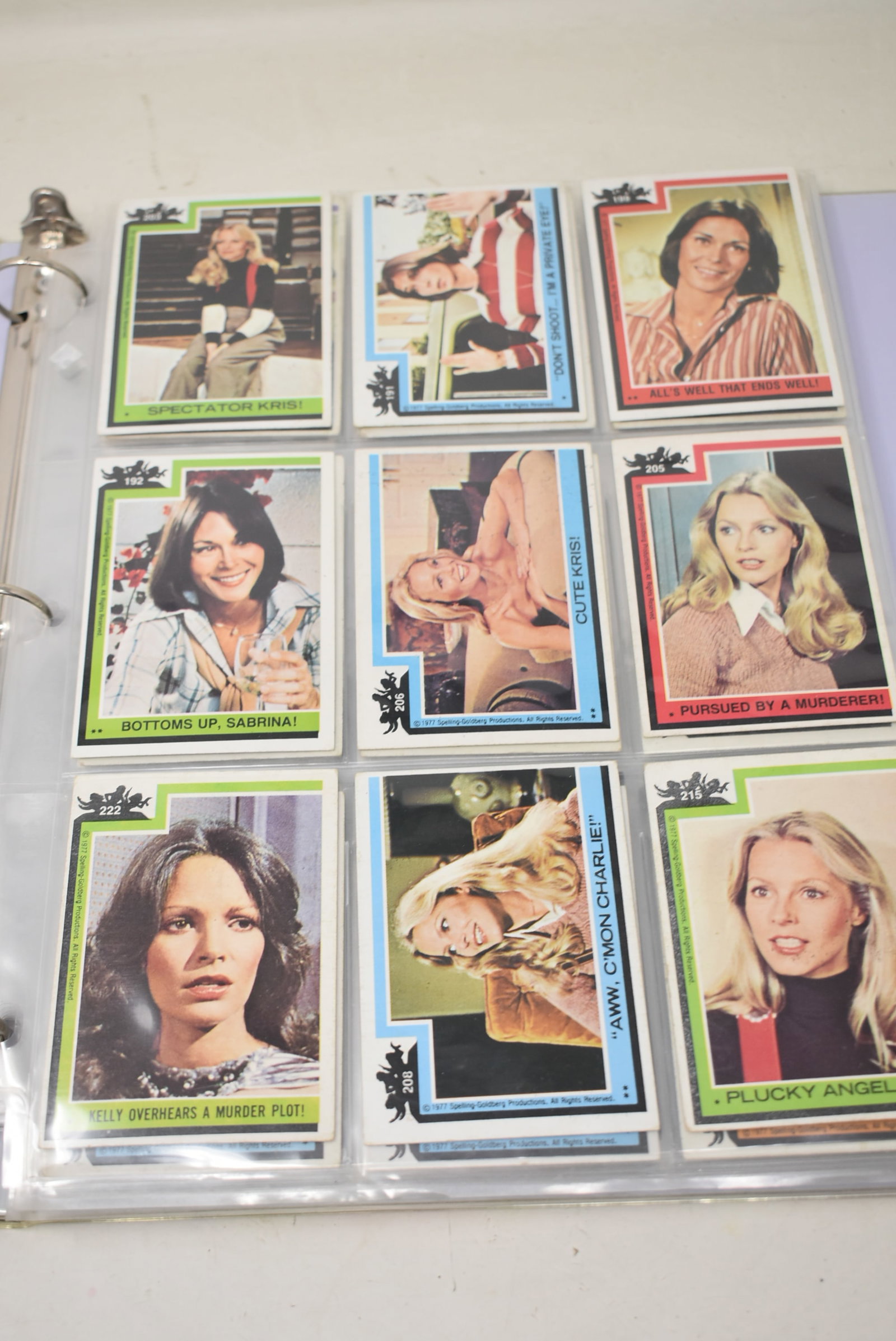 Lot of 1980s Charlie's Angels Trading Cards (1 of 5)