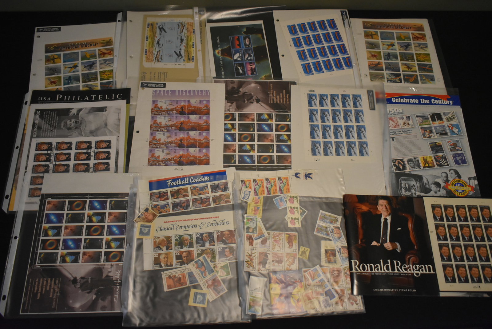 Group of Vintage Unused Stamp Sheets (1 of 7)