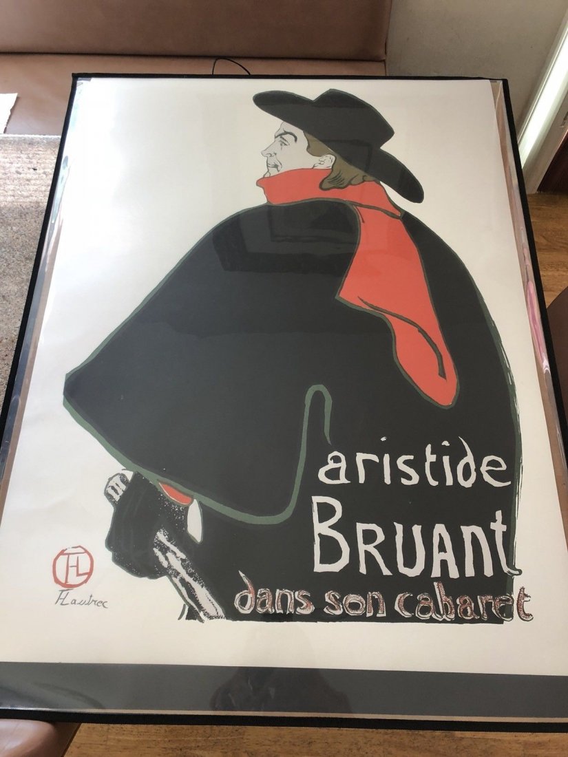 Henri de Toulouse-Lautrec - Aristide Bruant Lithograph (1 of 3)