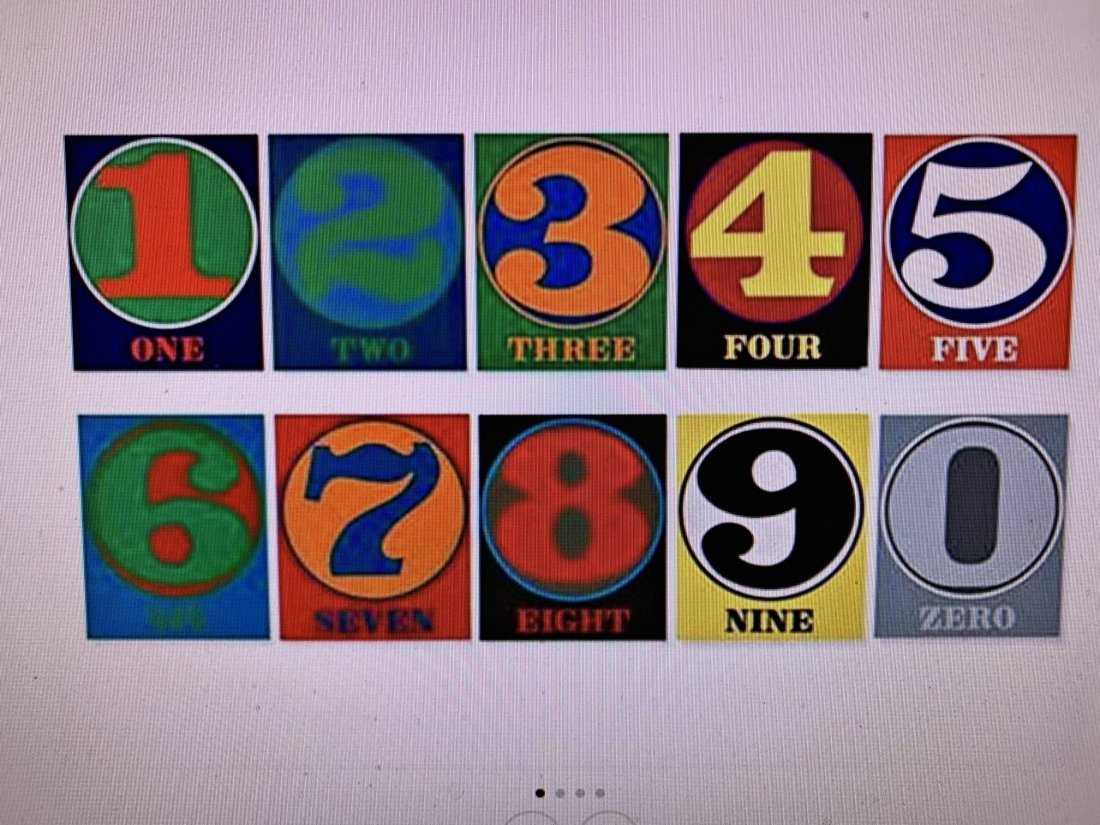 Robert Indiana - Numbers: Robert Indiana (American, 1928-2018) "NUMBERS" is an artist book of bound silkscreens by Robert Indiana and Black Mountain poet Robert Creeley, published in 1968 by Edition Domberger Stuttgart and Gal