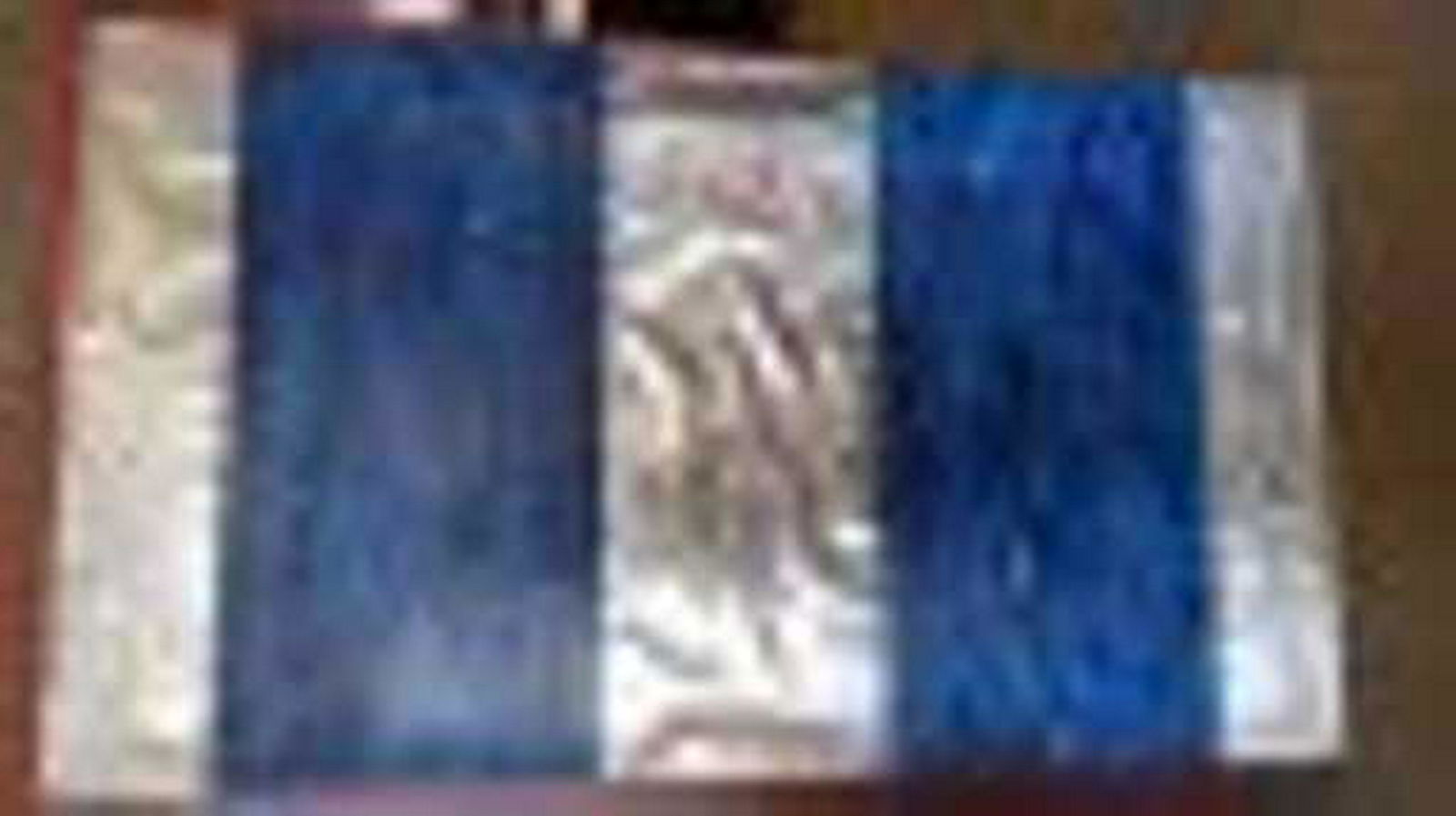 Christopher Martino - Ocean Size III: Large Acrylic, Banded with Metal, 2000, 36" x 63." C Martino is a Southern California contemporary artist and curator battling generic environments and boring spaces everywhere. He explores the ever-s