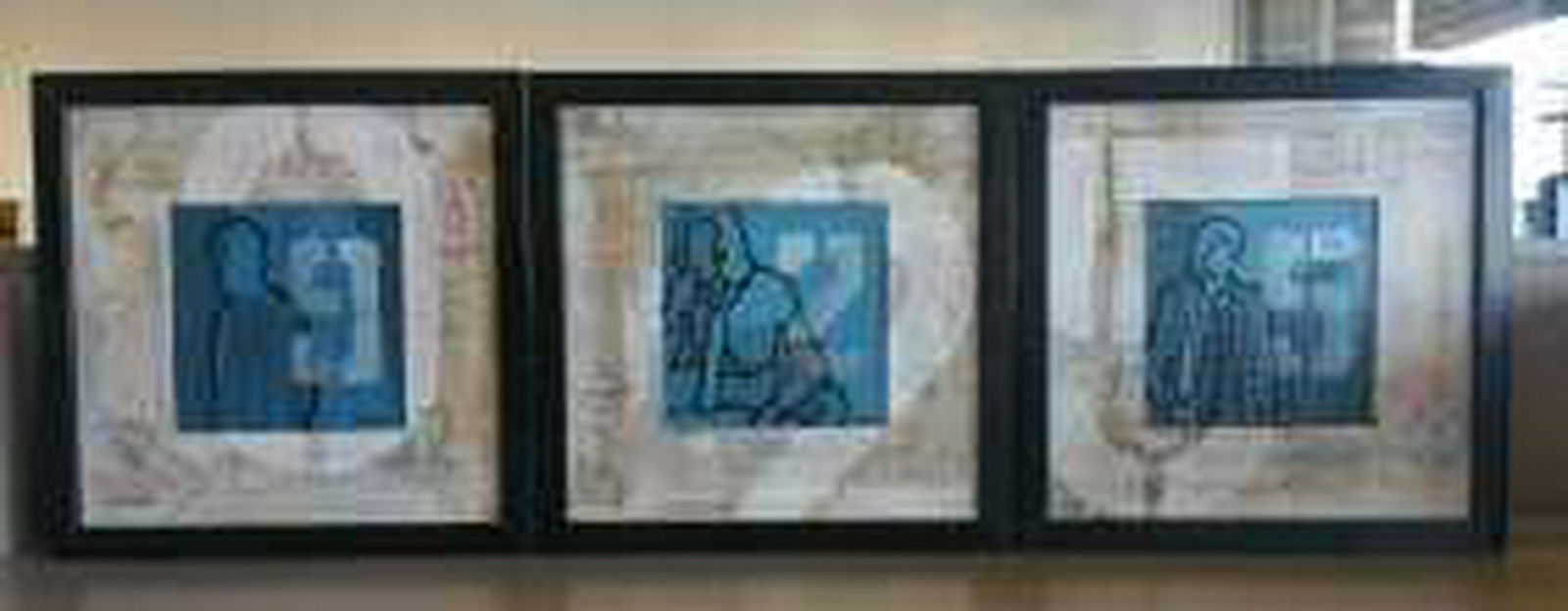 Christopher Martino - Status Quo (5) 1B1: Framed, Matted Mixed Media, 2004, 10" x 10." C Martino is a Southern California contemporary artist and curator battling generic environments and boring spaces everywhere. He explores the ever-shiftin