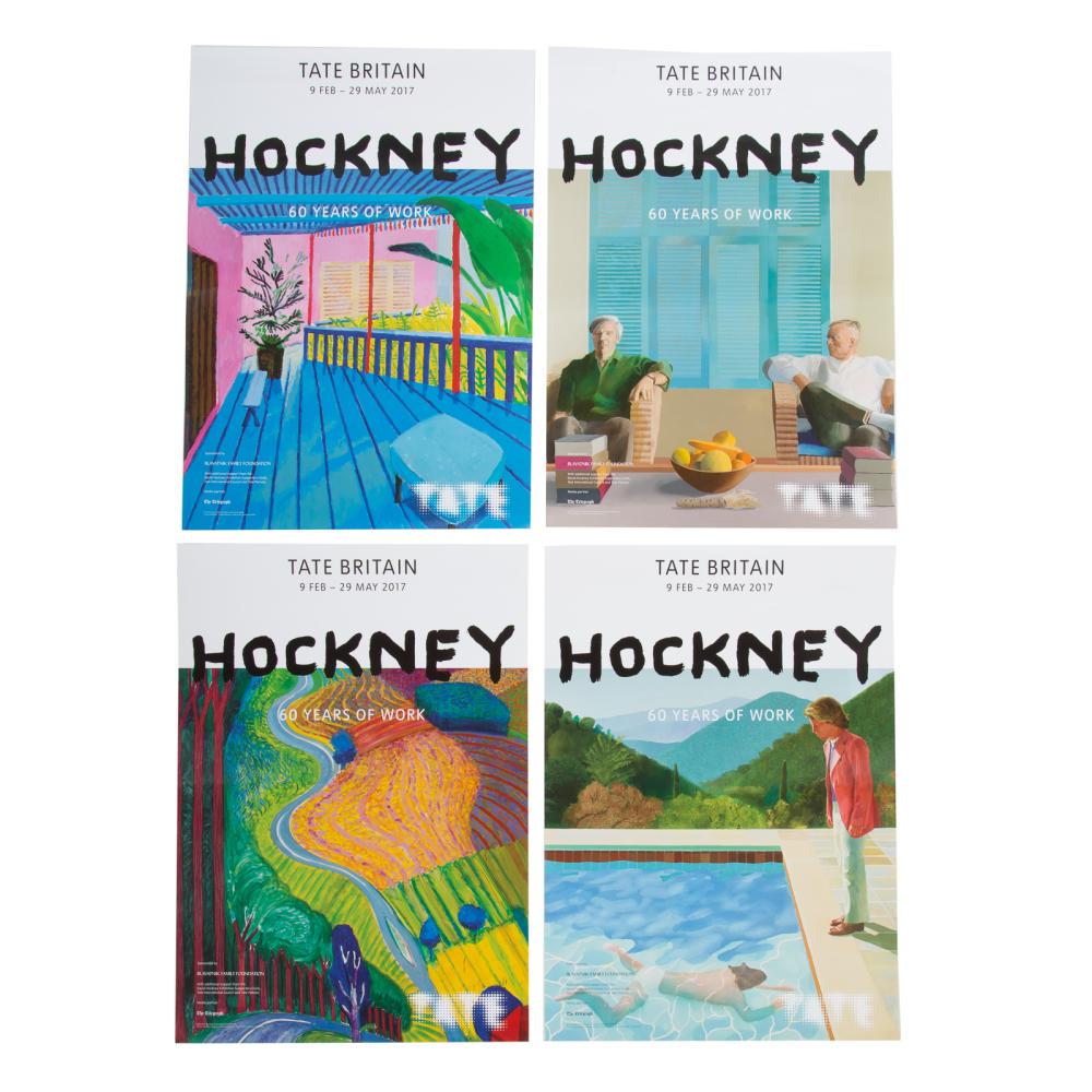 David Hockney - Four Tate Gallery Posters (1 of 5)