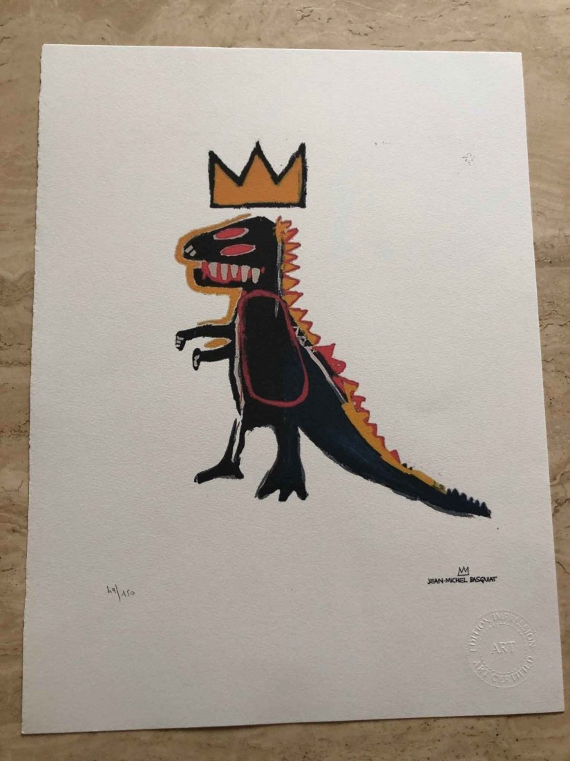 Jean Michel Basquiat Pez Dispenser Dinosaur