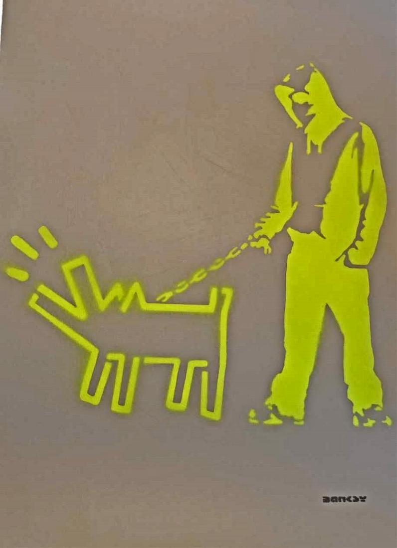 Banksy (After) - Choose your Weapon: (After) Banksy (b. 1975) "Choose Your Weapon (Lemon)” (2020) Stencil Street Art; Large size Stencil/Paint. Edition A/P (Artist Proof) of/X. Signature imprimee (stamped.) Hand titled and numbered in 