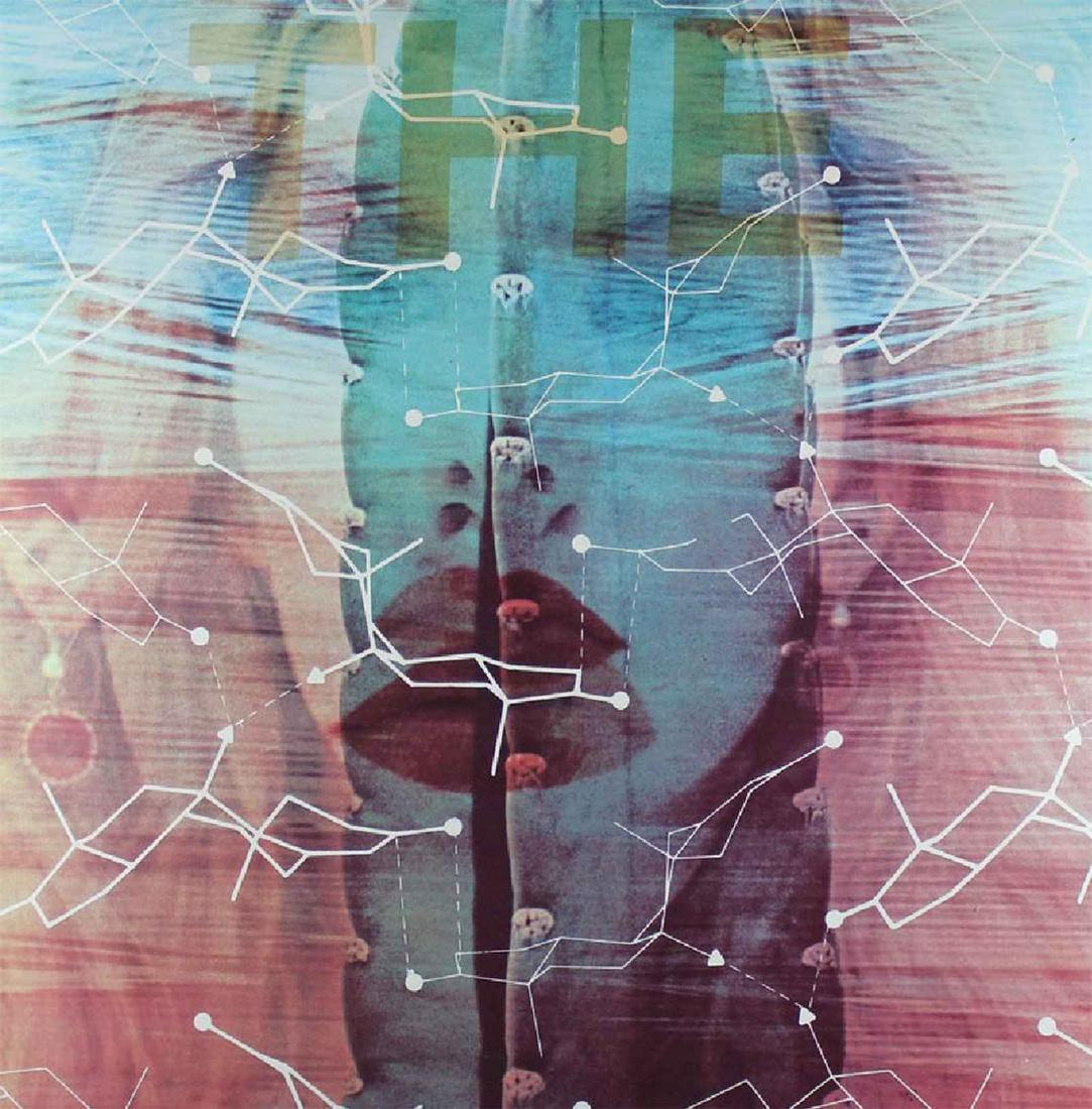 James Rosenquist -"the" from High Tech & Mysticism: James Rosenquist (1933-2017) New York. "the" - from the portfolio, "HIGH TECHNOLOGY & MYSTICISM: A Meeting Point (Seven Works)" 1981. Each plate was titled by hand, and comes from the poem/haiku: "Som