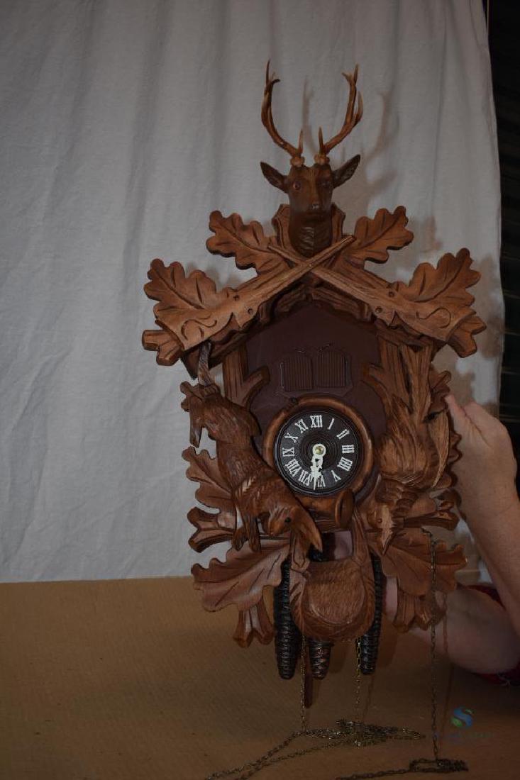 Cuckoo clock. Thorens movement, blue danube.