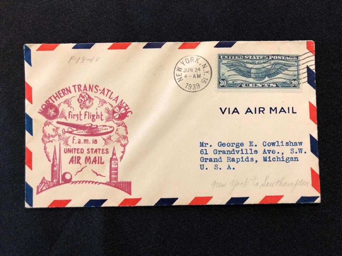 Northern Trans-Atlantic First Flight Air Mail to George (1 of 4)