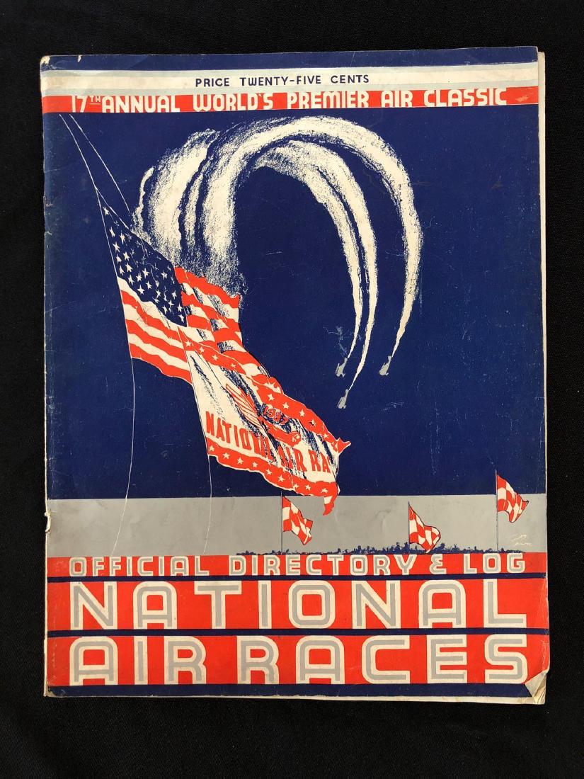 1937 National Air Races 17th Annual Directory Program a (1 of 8)