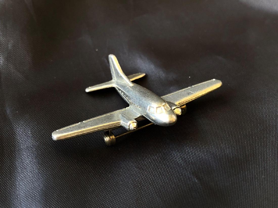 Cuft Pewter Airplane Pin (1 of 3)