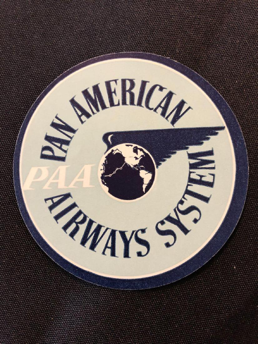 Pan American Airways System PAA Sticker / Decal / Lugga (1 of 3)