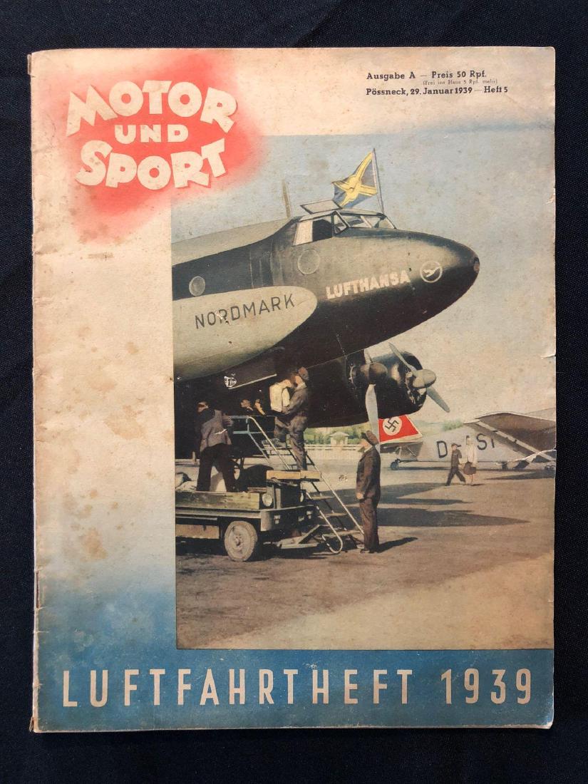 Motor Und Sport Luftfahrtheft 1939 Magazine (1 of 6)